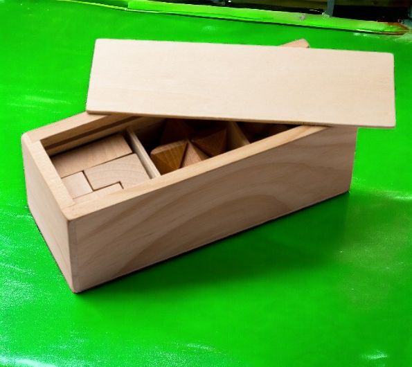 Набор из 3 игр ROCKS / Набор из 3-х головоломок в деревянном футляре